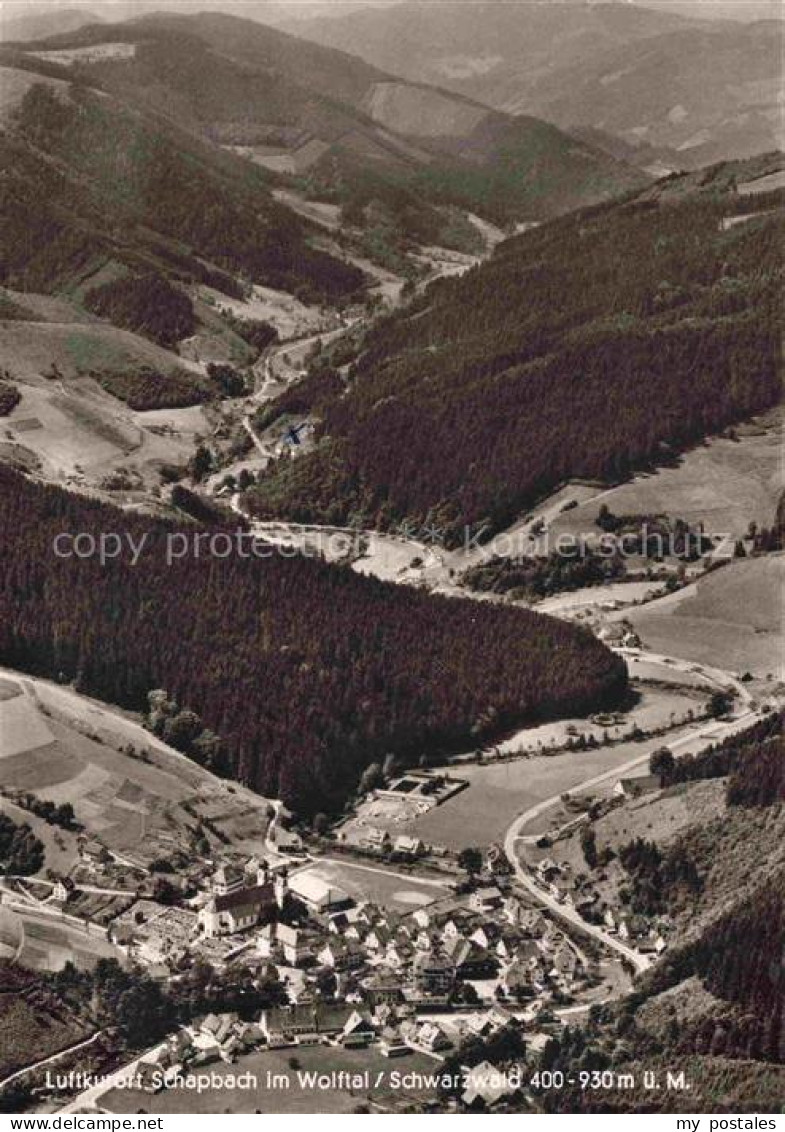 Schapbach BAD RIPPOLDSAU-SCHAPBACH im Wolftal Fliegeraufnahme