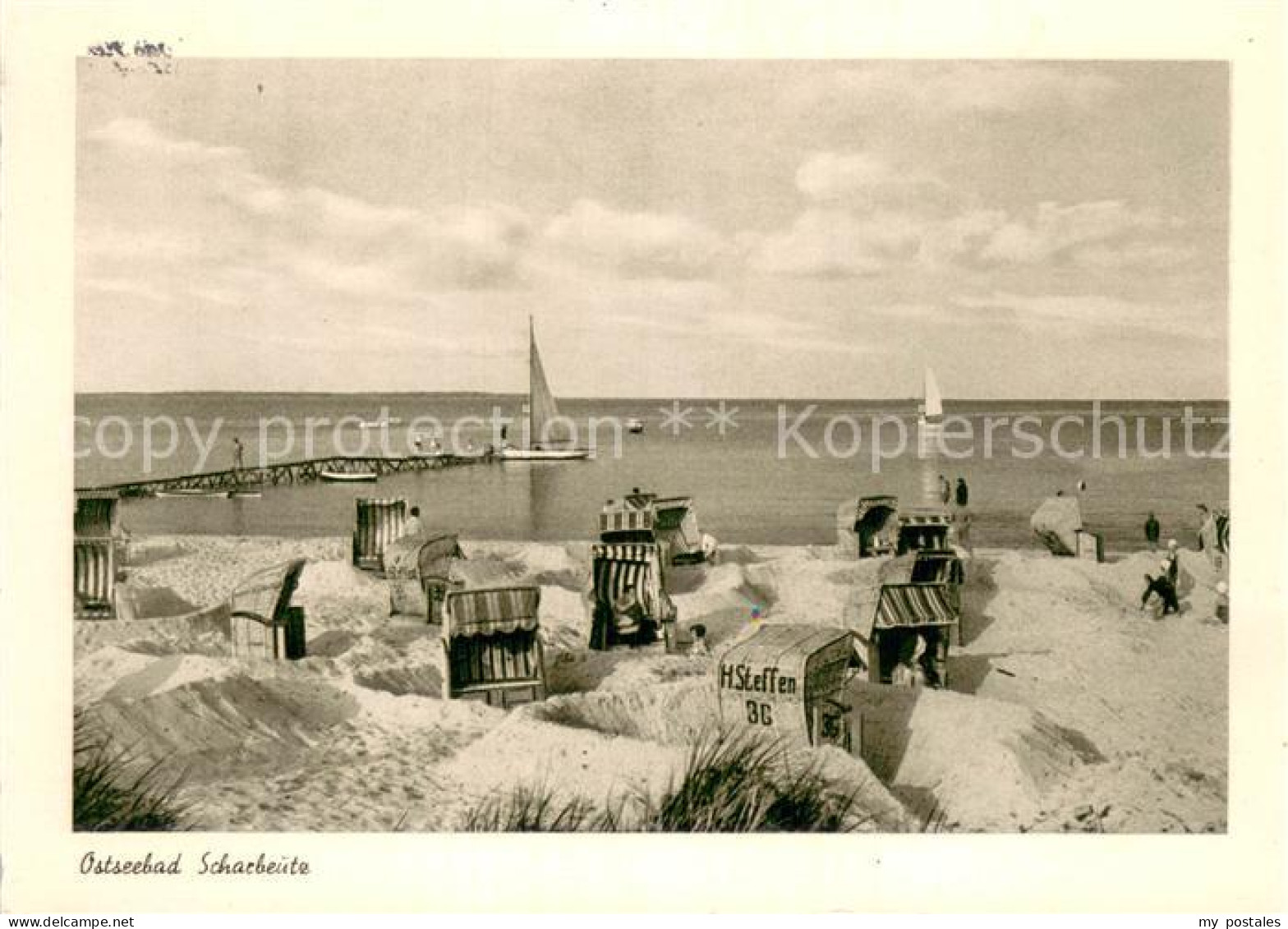 Scharbeutz Ostseebad Strandkoerbe