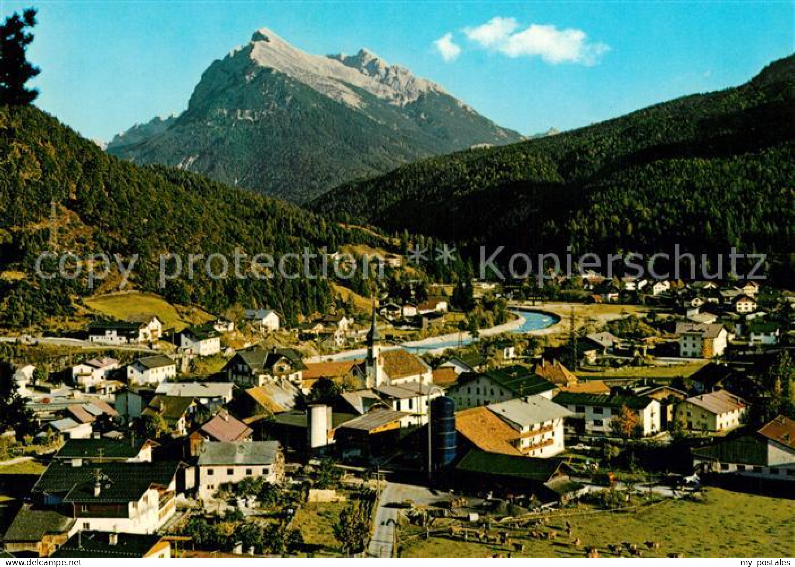 Scharnitz mit Hohen Gleirsch