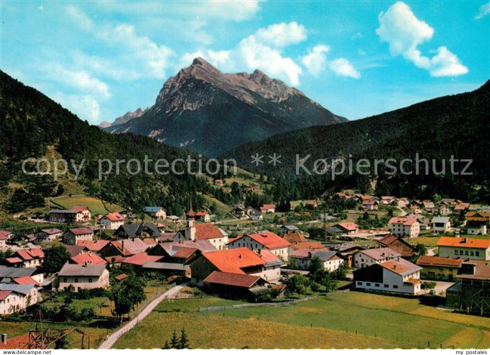 Scharnitz Panorama Hoher Gleirsch