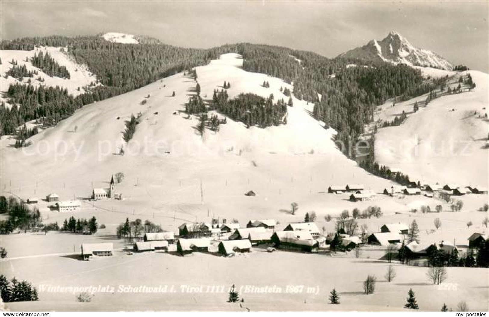 Schattwald Panorama mit Einstein