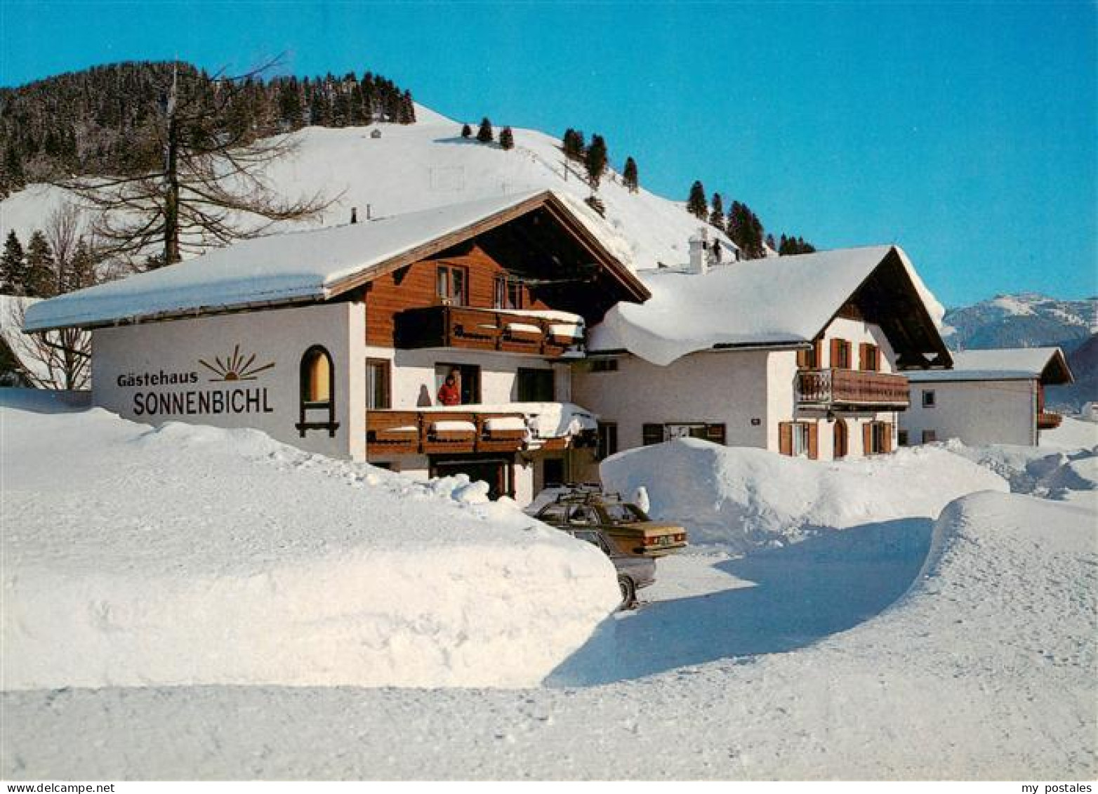 Schattwald Tirol AT Fremdenheim Sonnenbichl Winterzauber