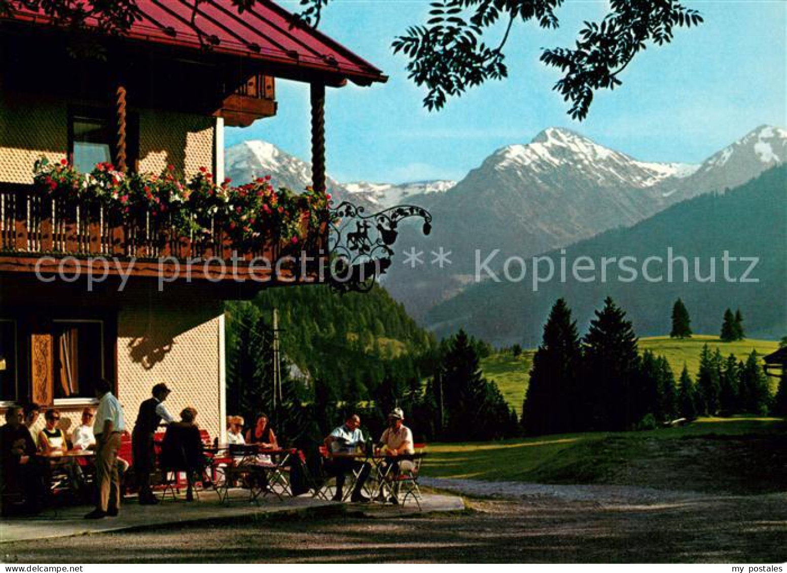 Schattwald Weinhaus Pension Alpenrose Rehbach Alpen