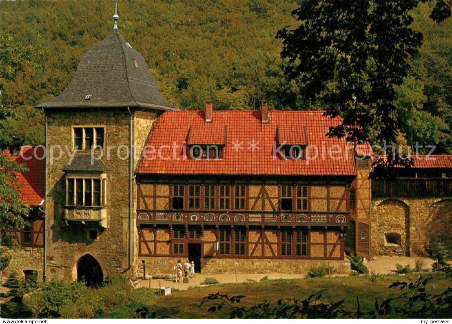 Schaumburg Rinteln Torturm der Schaumburg Amtshaus und Wehrgang