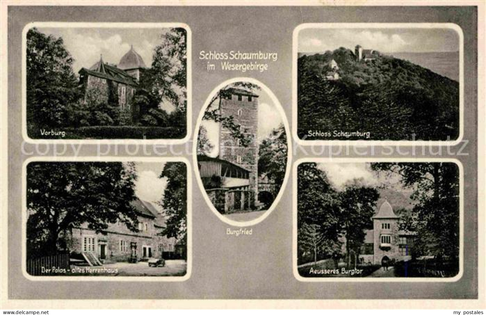 Schaumburg Schloss Vorburg Burgfried Schloss Schaumburg Altes Herrenhaus aeusser