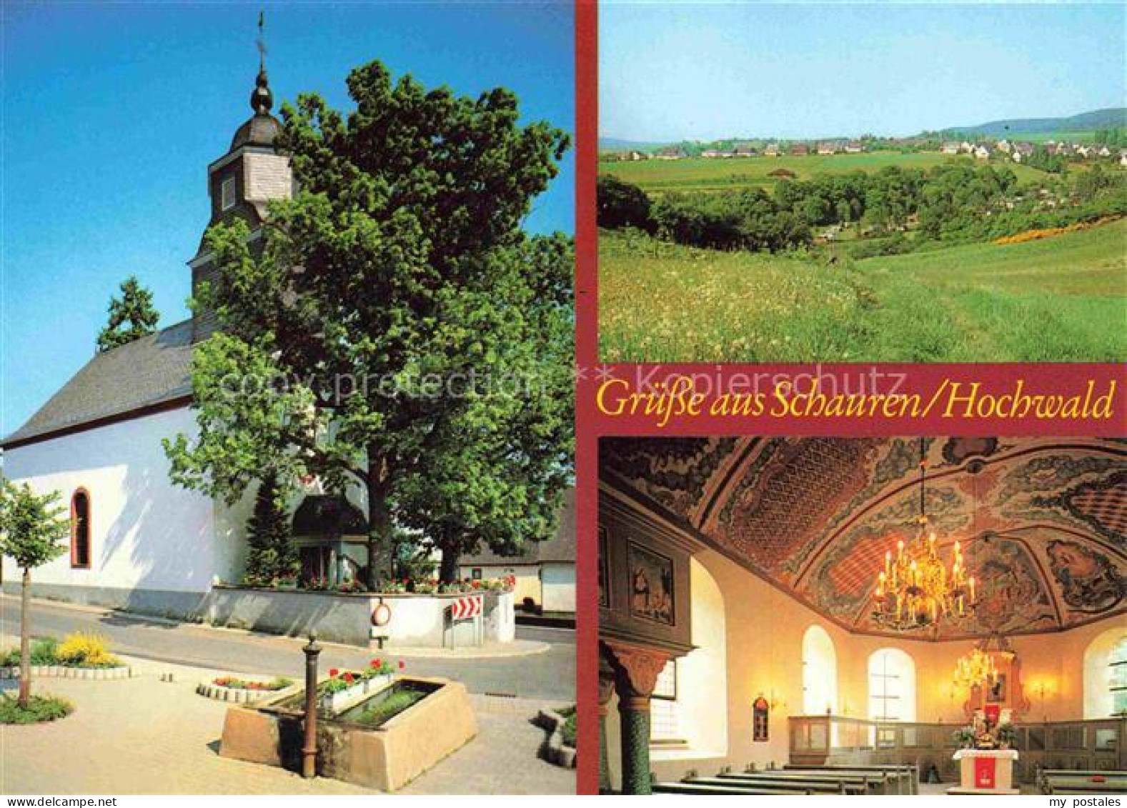 Schauren Nahe Birkenfeld Rheinland-Pfalz Panorama Ferienort an der Deutschen Ede