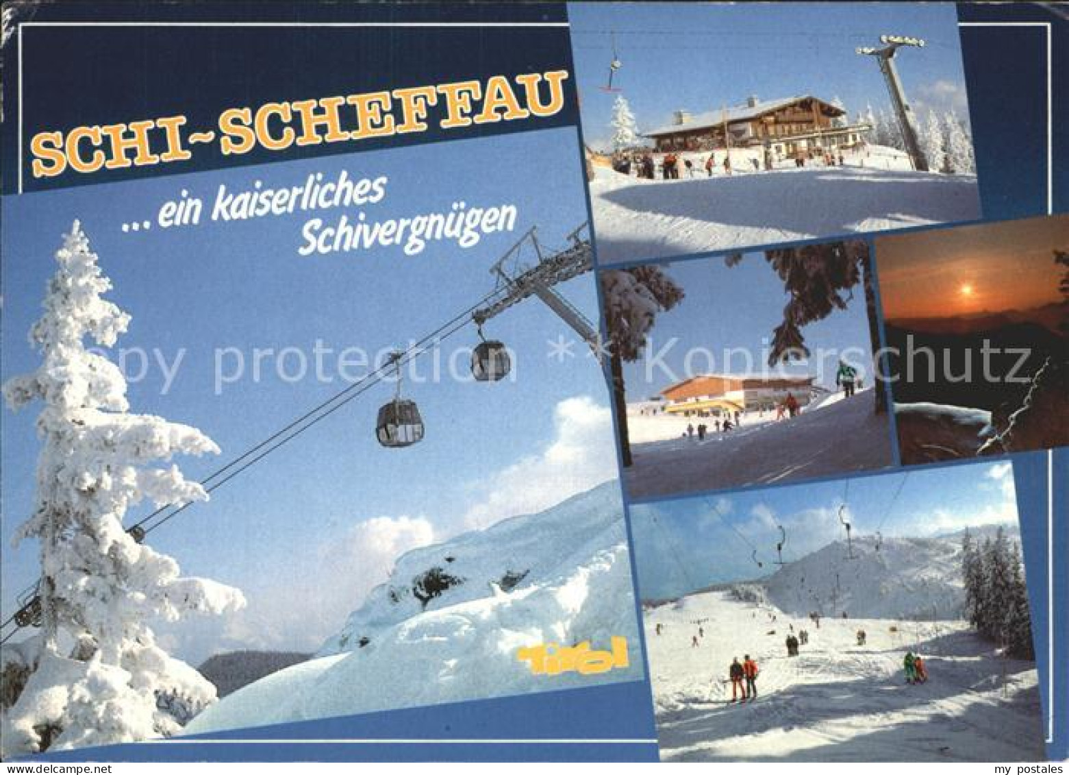 Scheffau Wilden Kaiser Personen-Gondelbahn Brandstadl Bergstation