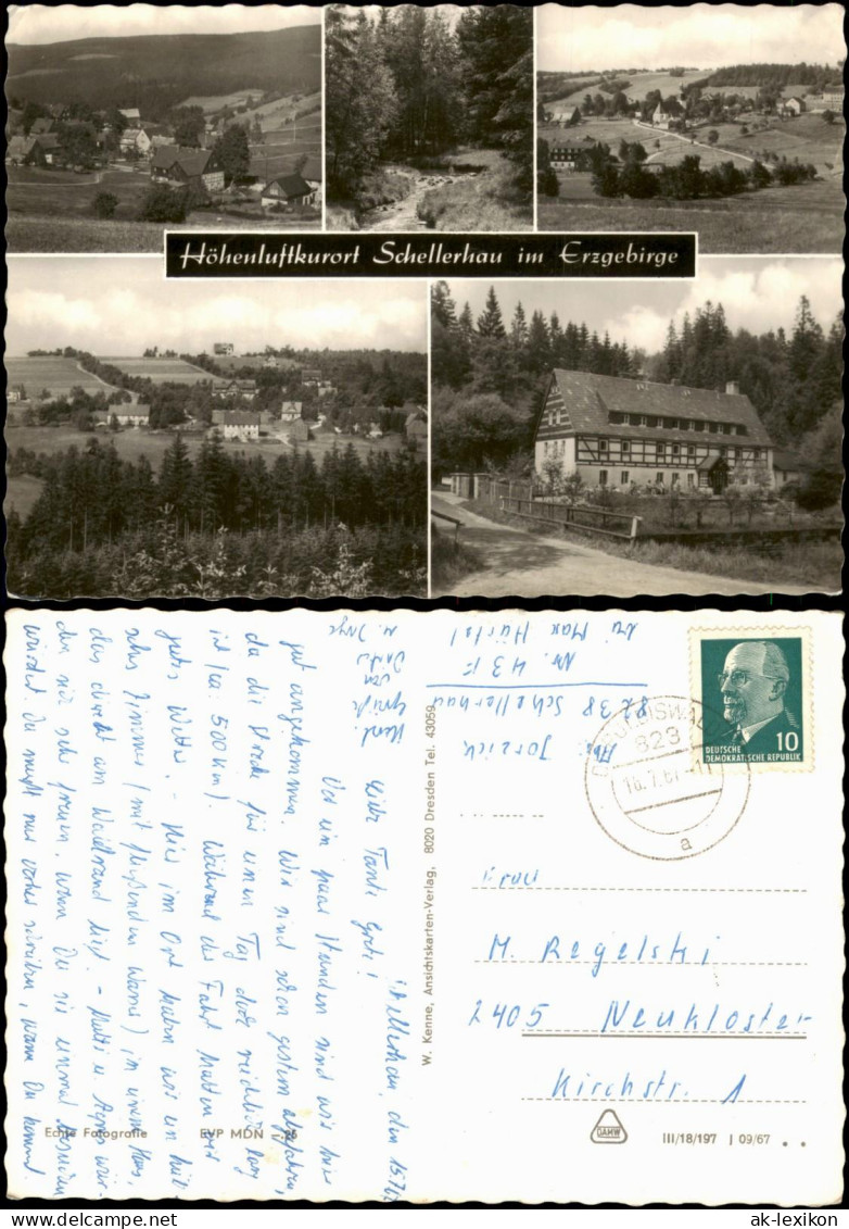 Schellerhau Altenberg (Erzgebirge) Ansichten Höhenluftkurort im Erzgebirge 1967