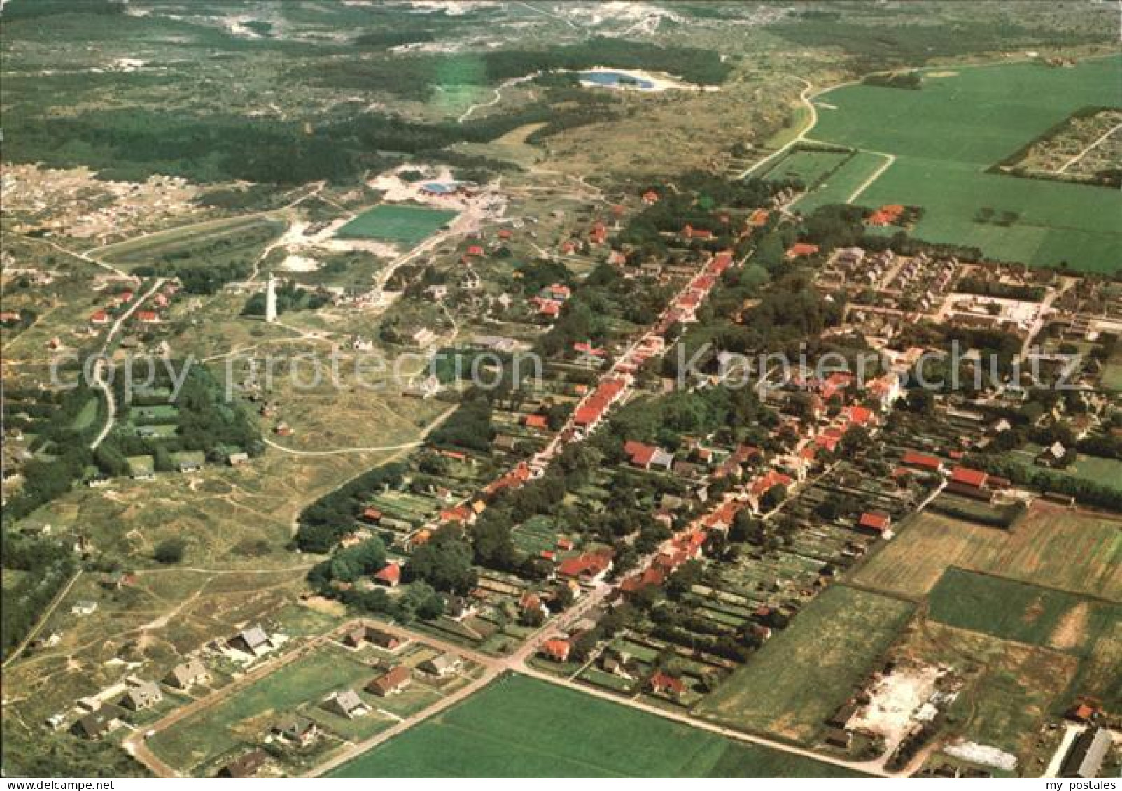 Schiermonnikoog Fliegeraufnahme