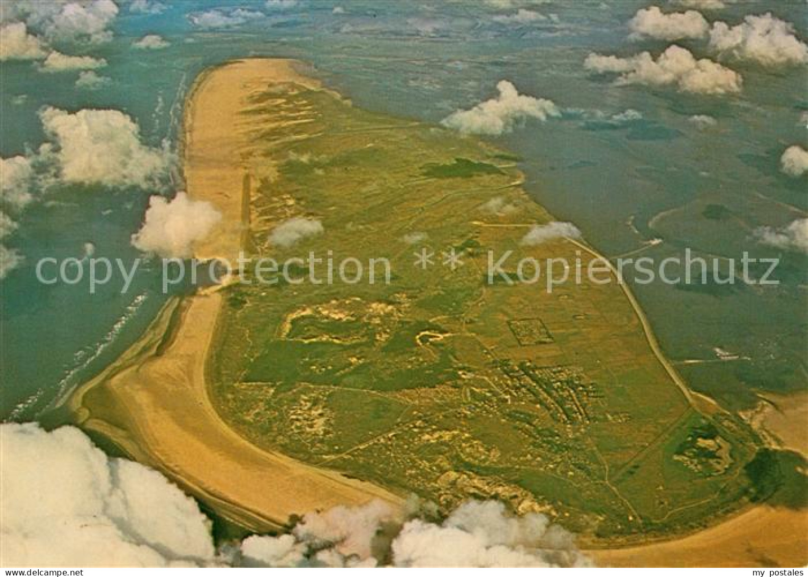 Schiermonnikoog Fliegeraufnahme
