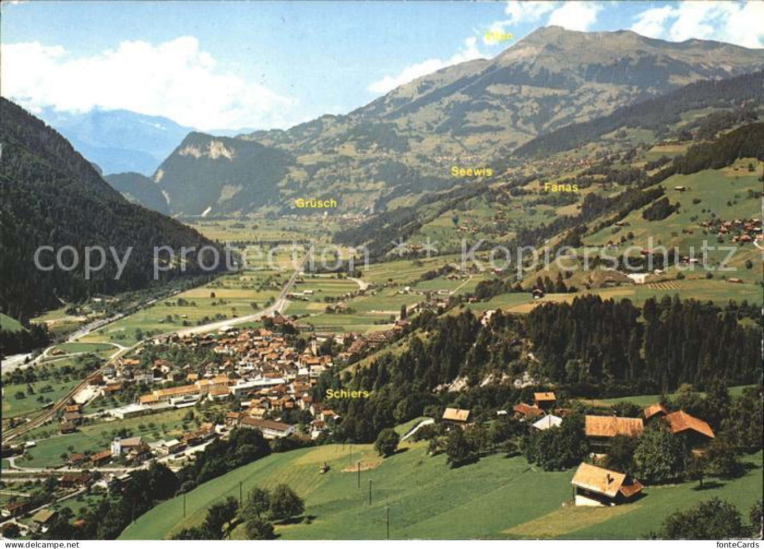 Schiers Fanas Seewies Gruesch Vilan