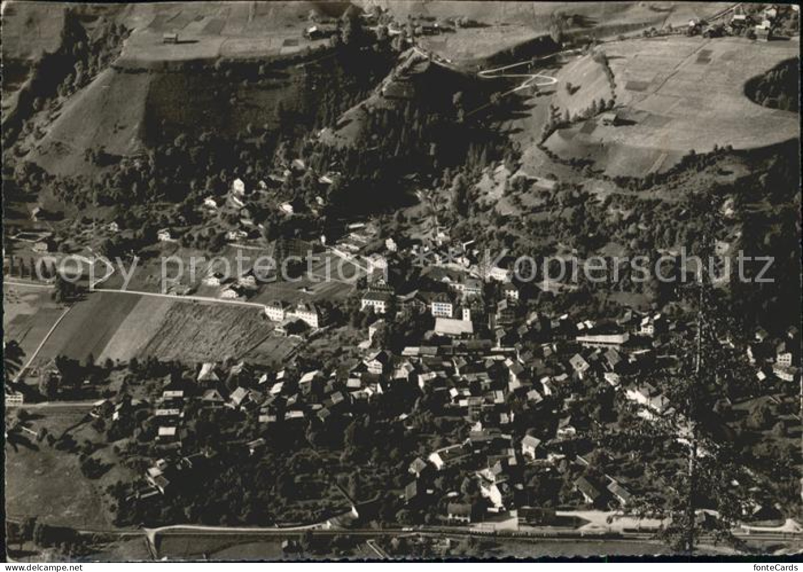 Schiers Fliegeraufnahme