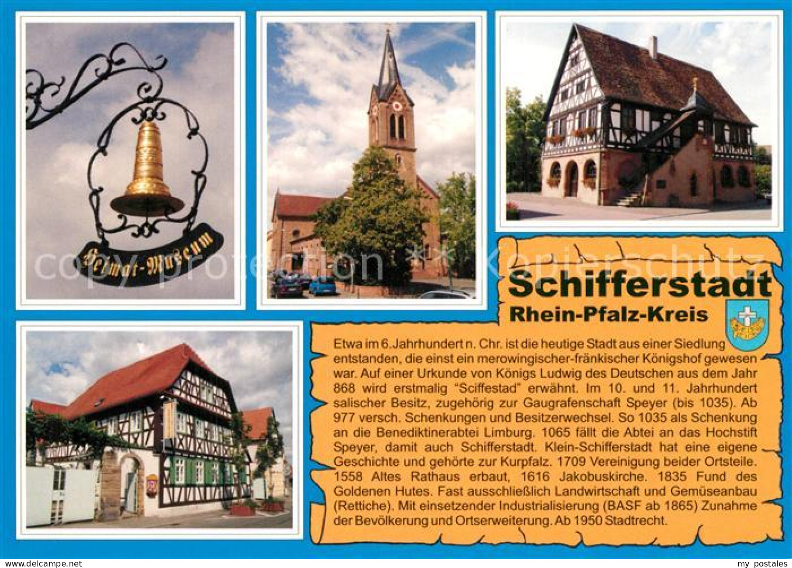 Schifferstadt Heimat Museum Kirche Rathaus Fachwerkhaus