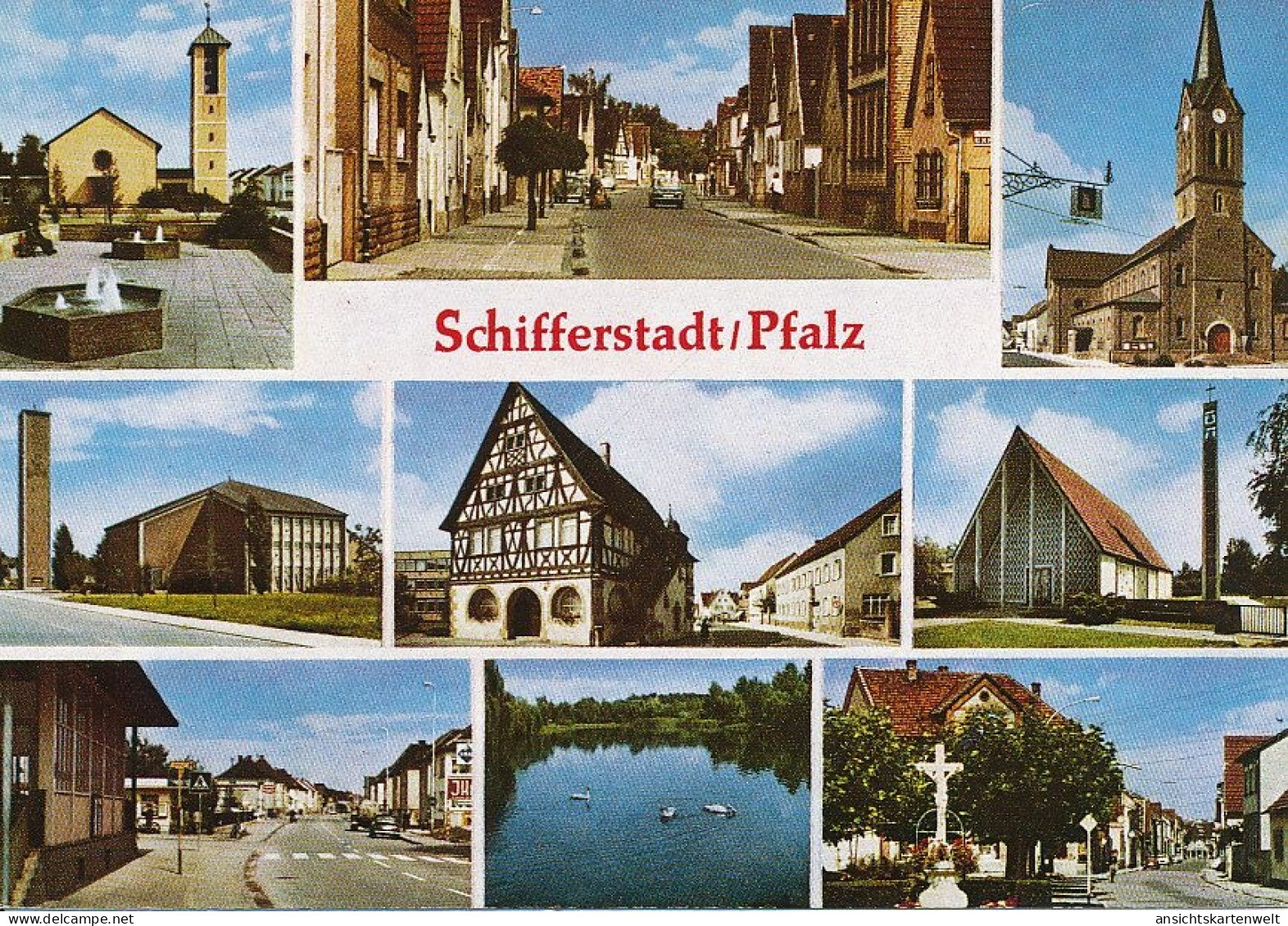 Schifferstadt/Pfalz Teilansichten ngl #134.264