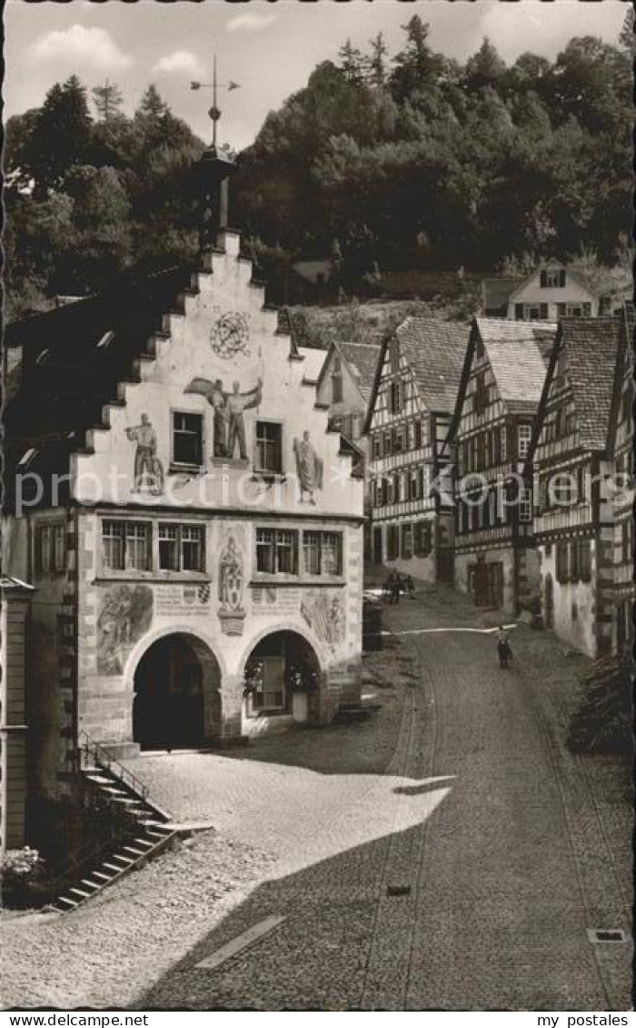 Schiltach Marktplatz Rathaus