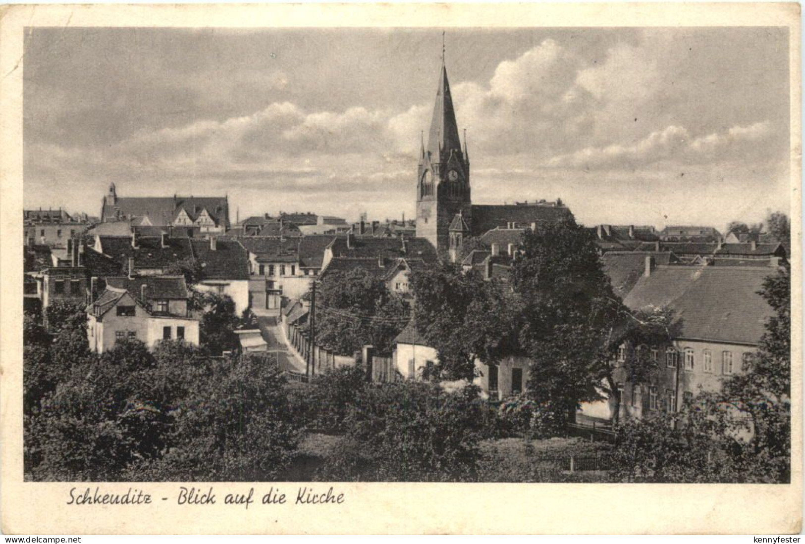 Schkeuditz - Blick auf die Kirche
