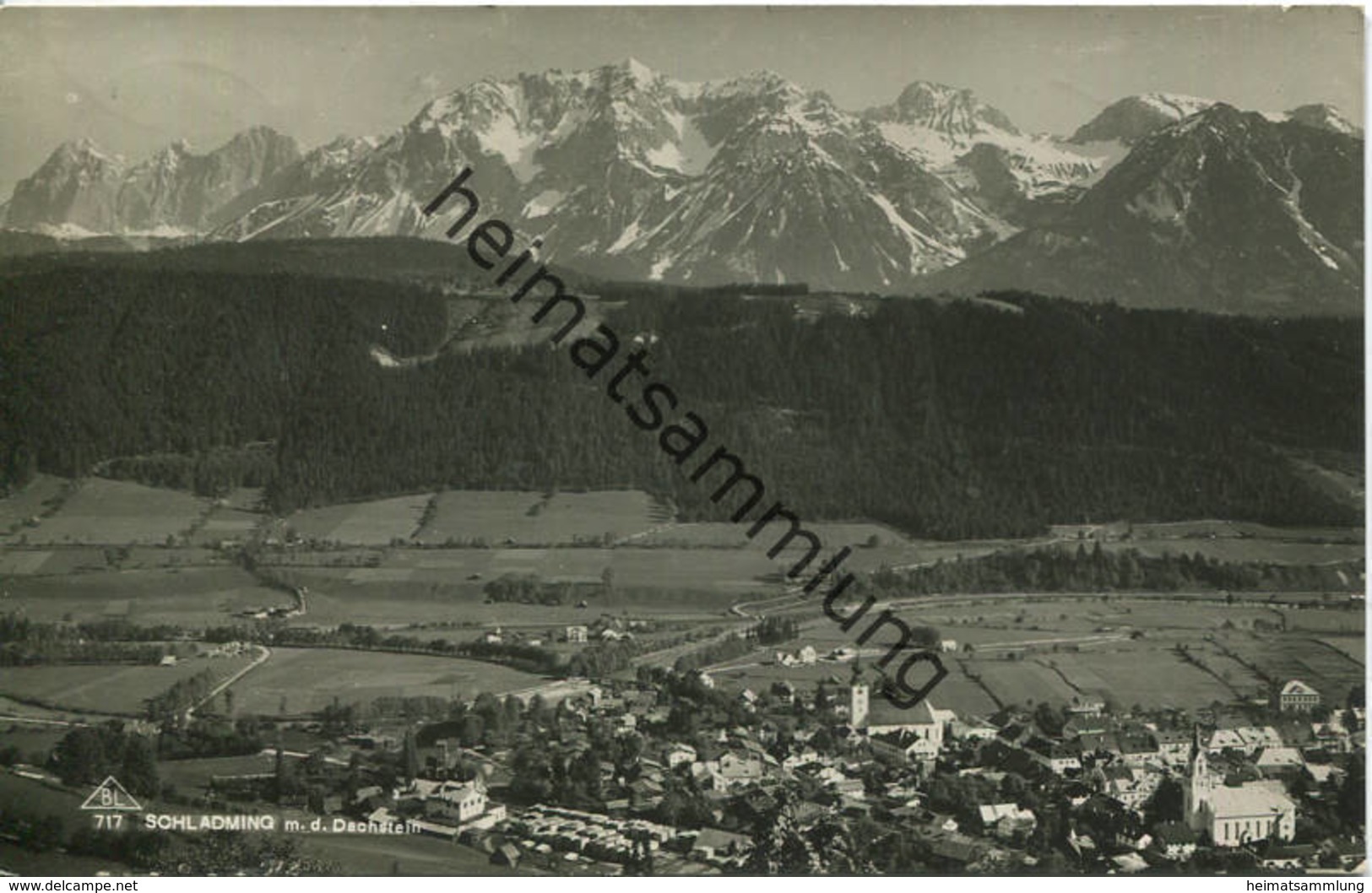 Schladming - Foto-AK - Verlag Brüder Lenz Dobl 1929 gel. 1930