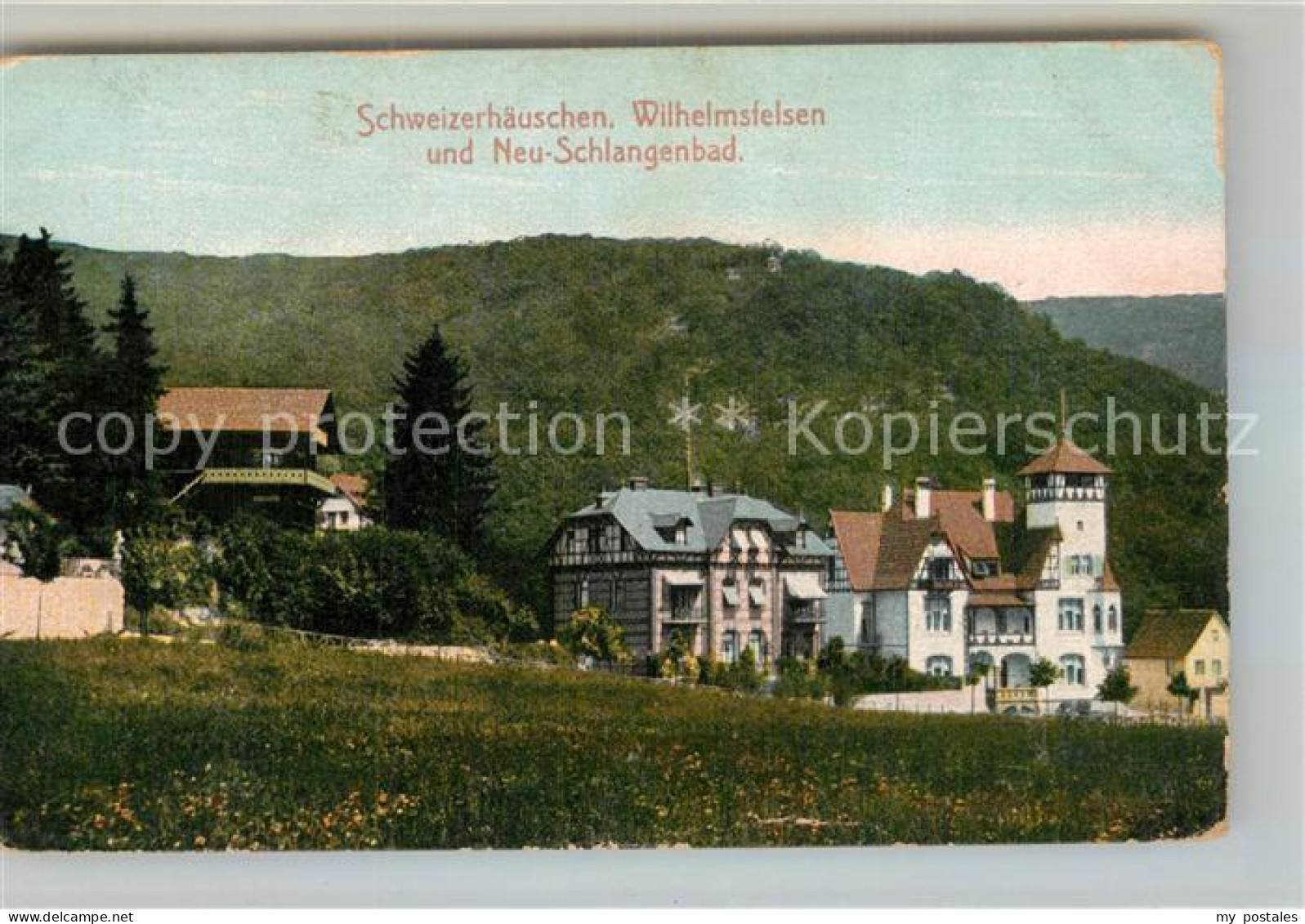 Schlangenbad Taunus Neu Schlangenbad Schweizerhaeuschen Wilhelmsfelsen
