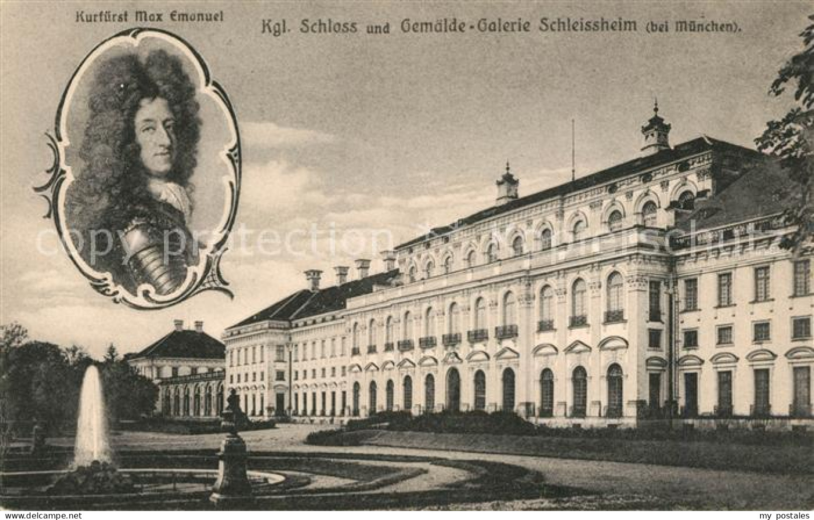 Schleissheim Oberschleissheim Koenigliches Schloss und Gemaelde-Galerie