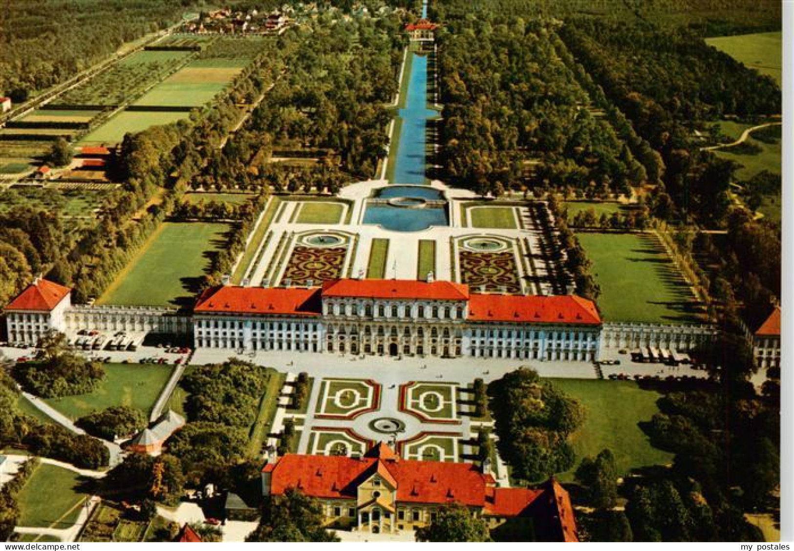 Schleissheim  Oberschleissheim Muenchen Schloss Schleissheim Fliegeraufnahme