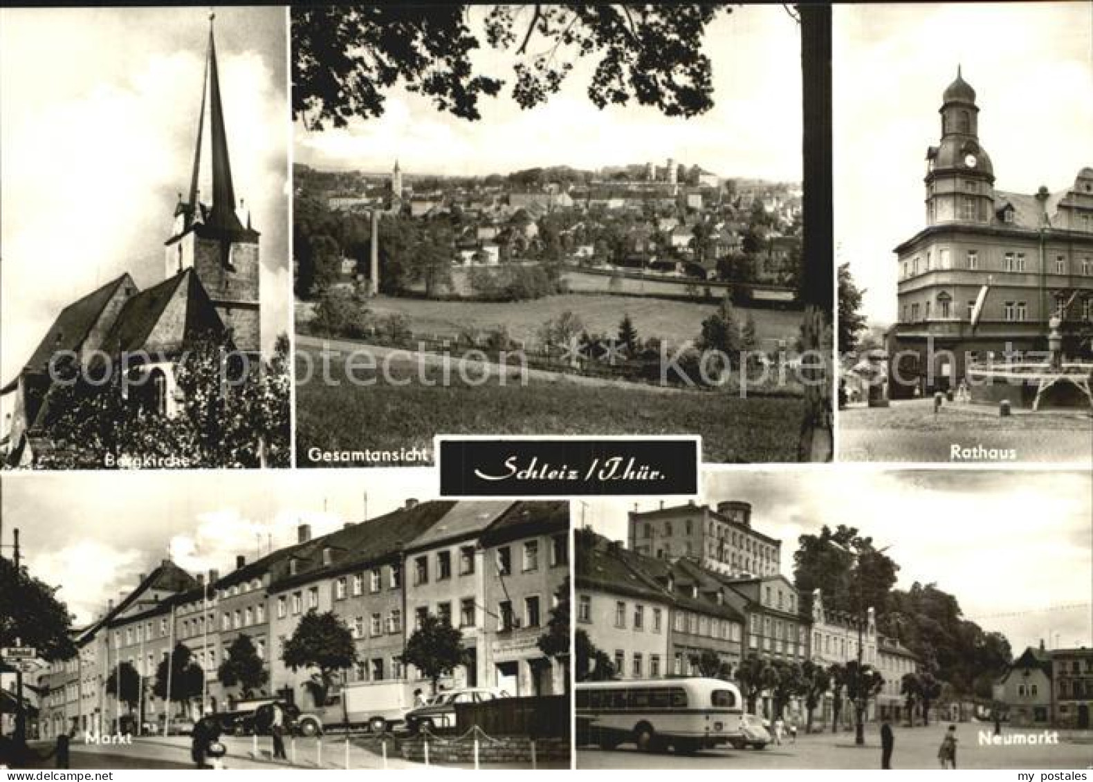 Schleiz Bergkirche Rathaus Markt