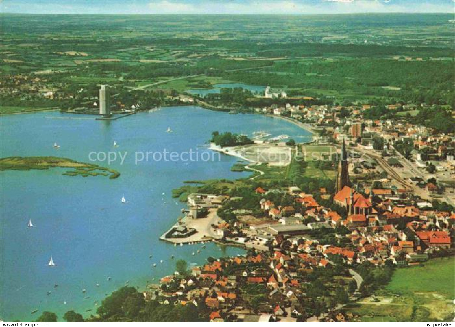 Schleswig Schlei Erfde Schleswig-Holstein Fliegeraufnahme