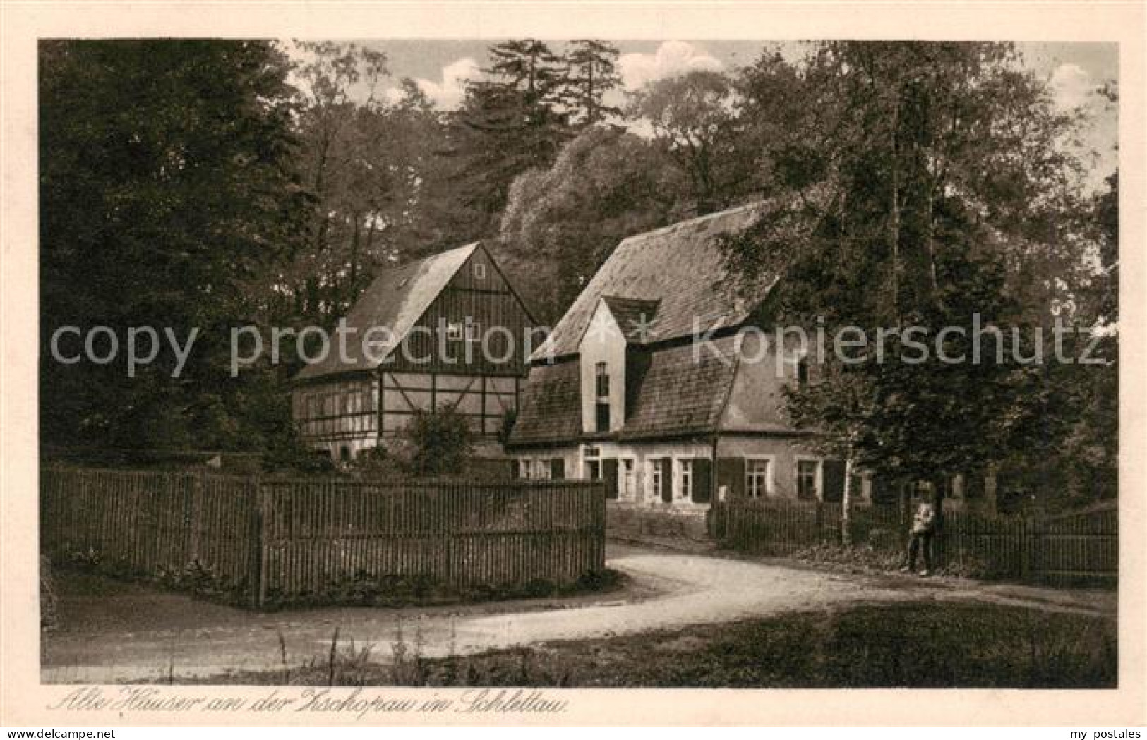 Schlettau Erzgebirge Alte Haeuser