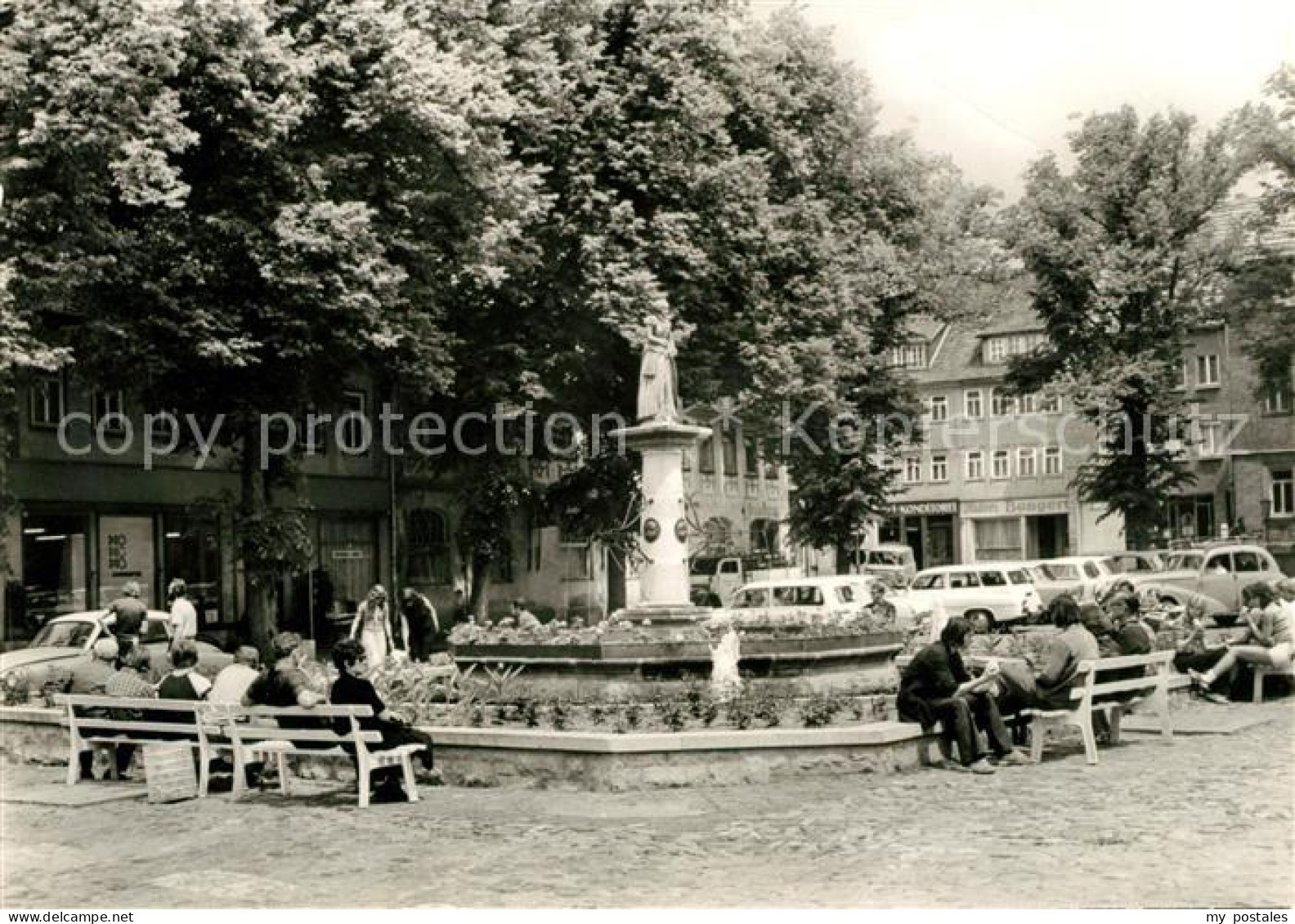 Schleusingen Brunnen Markt