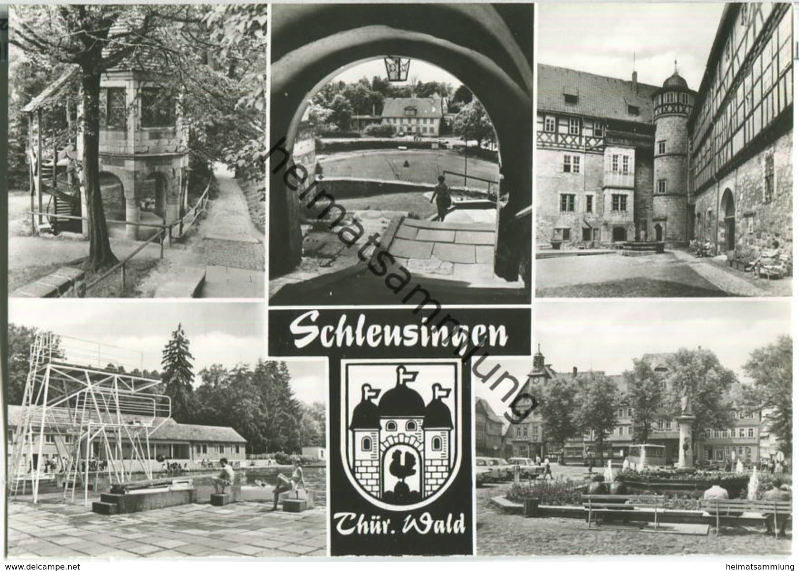 Schleusingen - Foto-Ansichtskarte