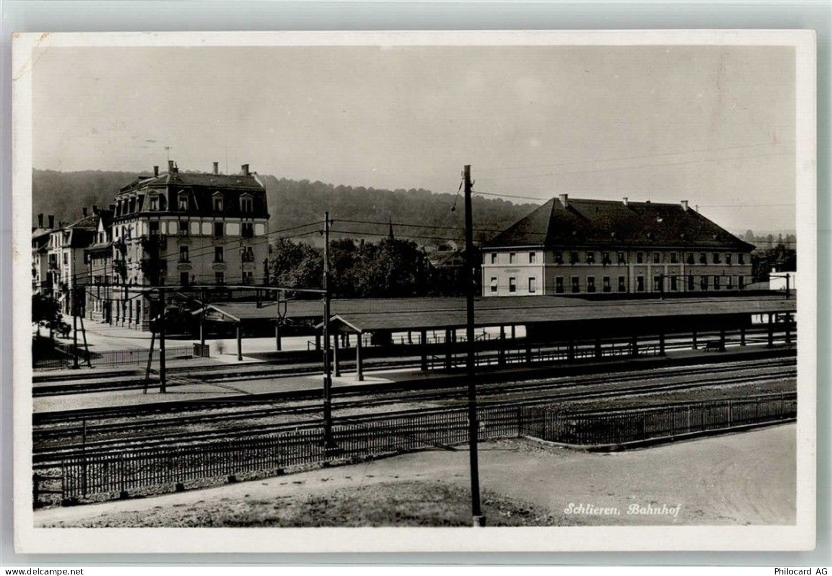 Schlieren Bahnhof Bahnhof Schweiz 1931 Foto AK - 13596462
