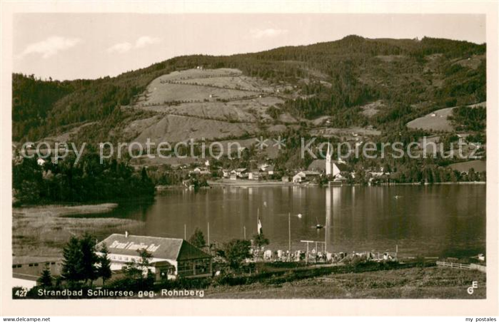 Schliersee Strandbad Schliersee geg. Rohnberg