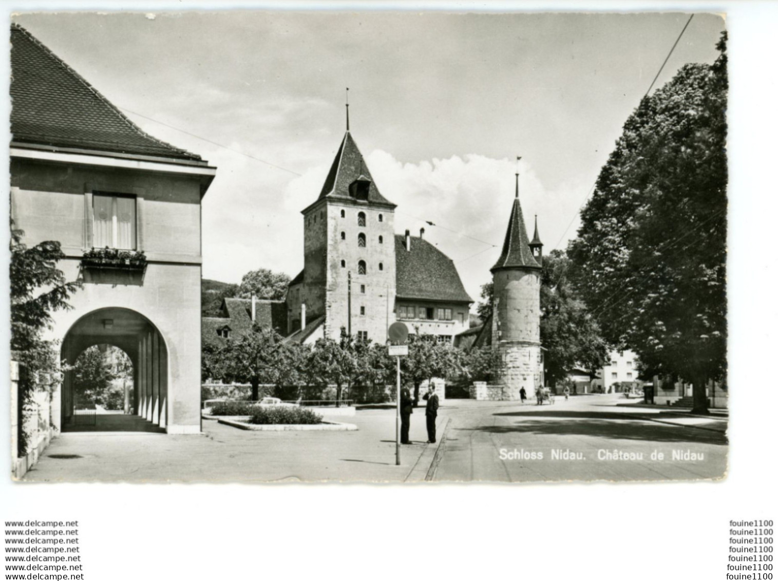 schloss NIDAU chteau de Nidau    ( format 9 x 14 cm )