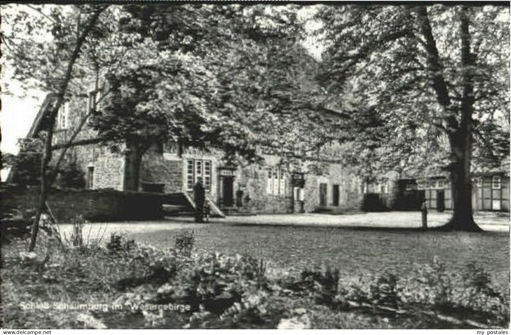 Schloss Schaumburg Balduinstein Rinteln Schloss Schaumburg ungelaufen ca. 1955