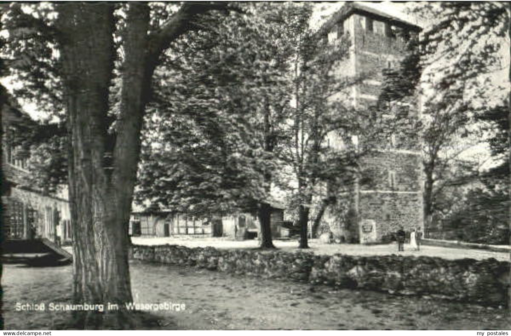 Schloss Schaumburg Balduinstein Schloss Schaumburg  ungelaufen ca. 1955