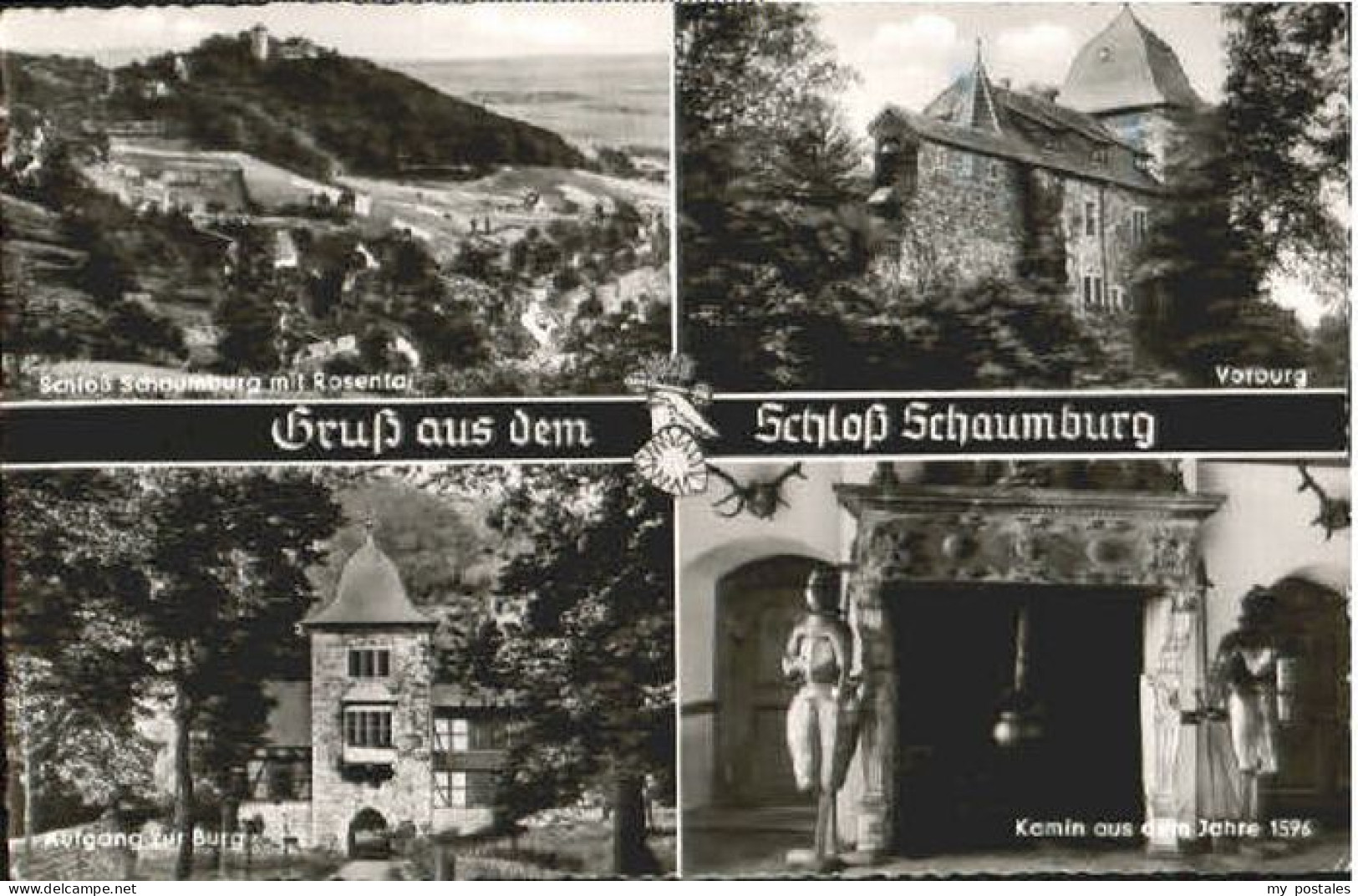 Schloss Schaumburg Balduinstein Schloss Schaumburg x 1959