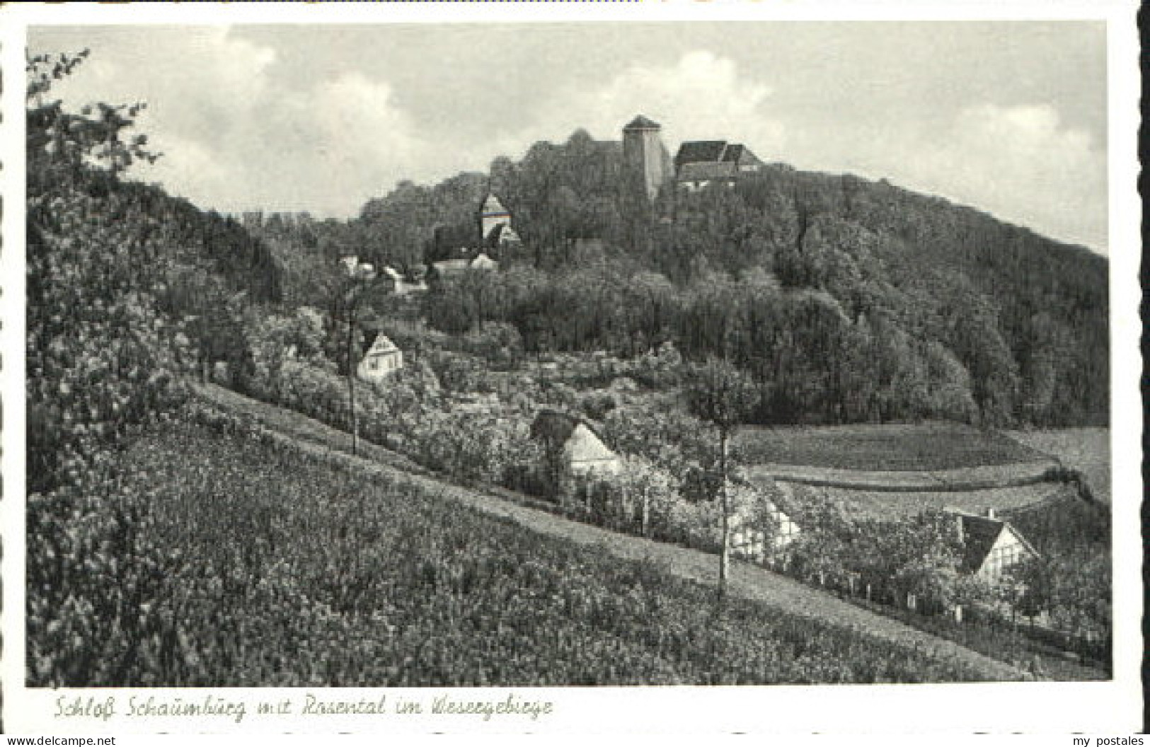 Schloss Schaumburg Balduinstein Schloss Schaumburg  x 1962