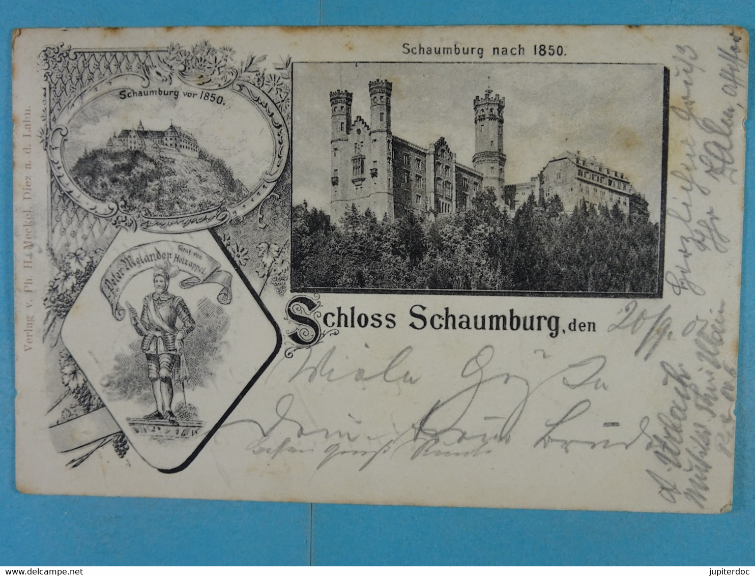 Schloss Schaumburg. den Schaumburg nach 1850