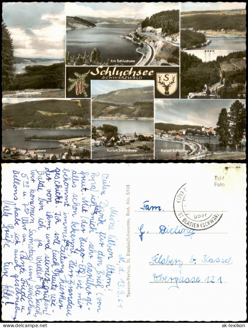 Schluchsee Schluchsee Mehrbildkarte div. Ansichten Schwarzwald 1961