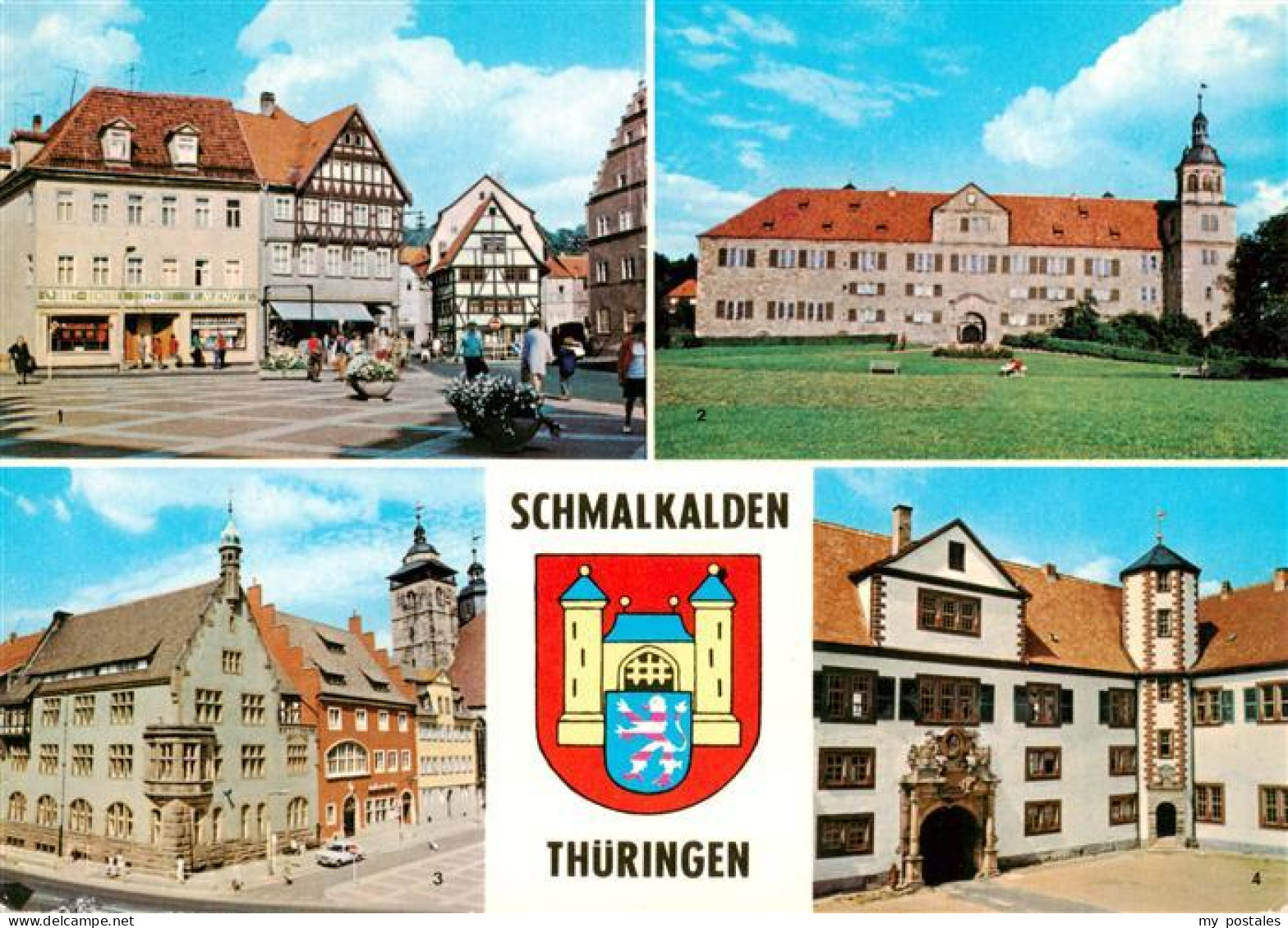 Schmalkalden Thueringen Altmarkt Schloss-Wilhelmsburg Schloss-Wilhelmsburg-Innen