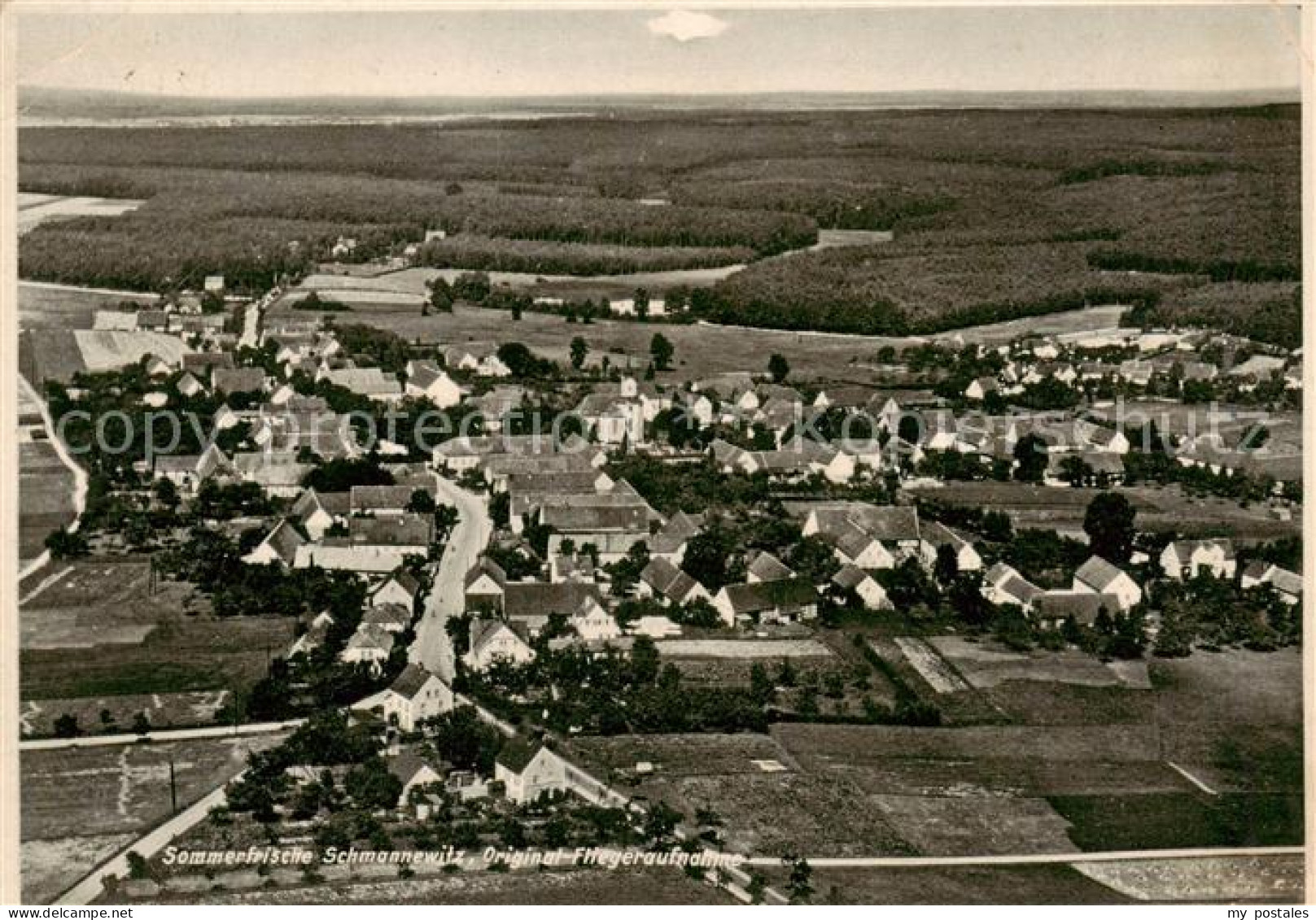 Schmannewitz Dahlen Sachsen Fliegeraufnahme