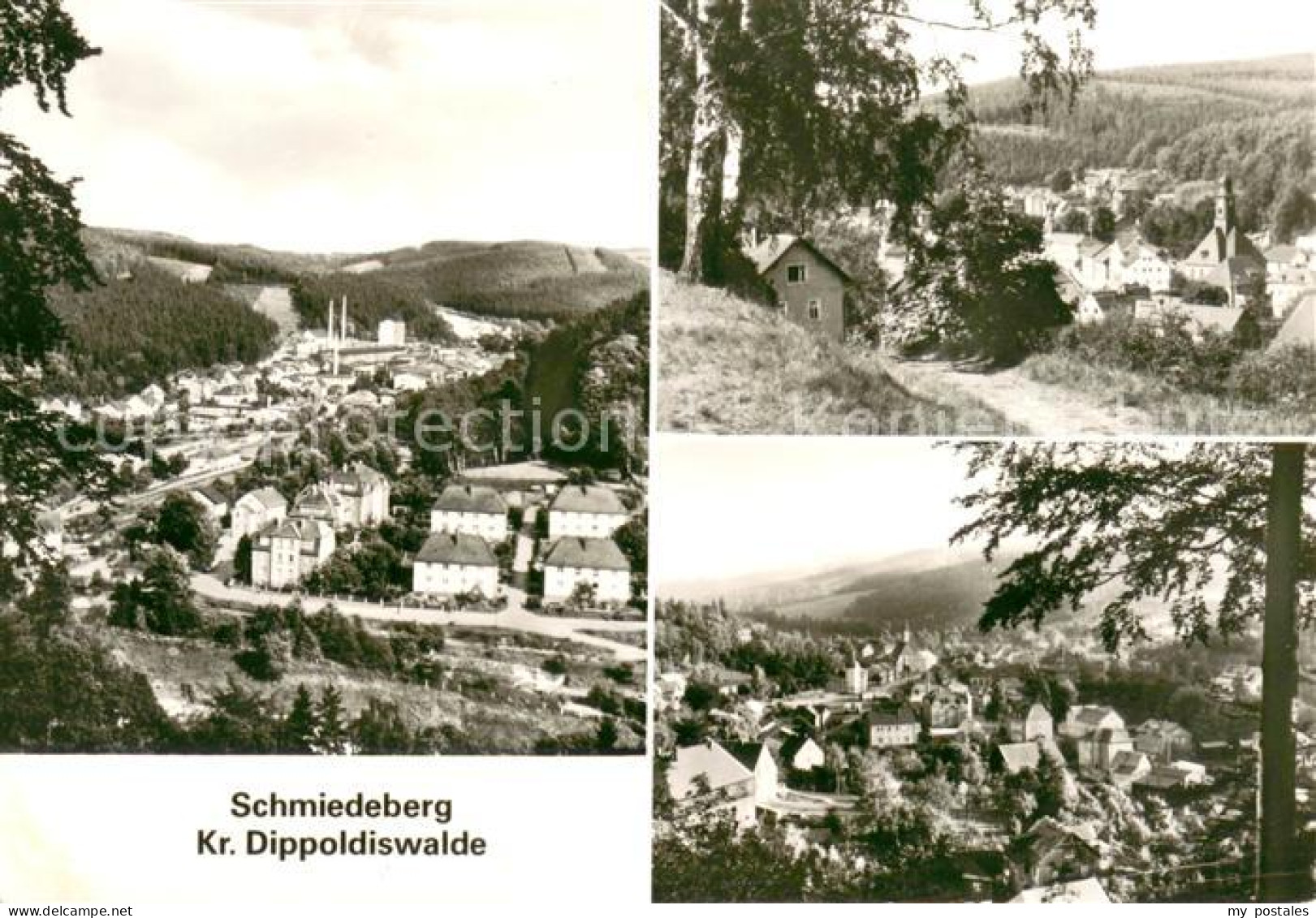 Schmiedeberg  Dippoldiswalde Teilansichten