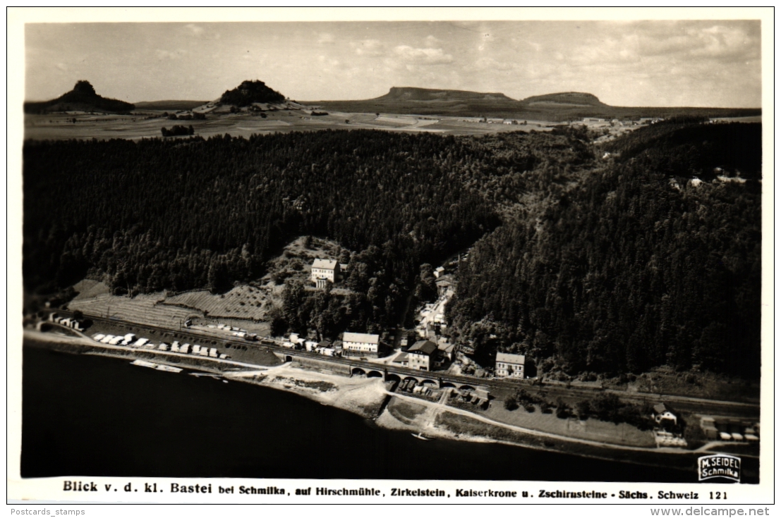 Schmilka, Blick v.d Bastei, ca. 40er Jahre