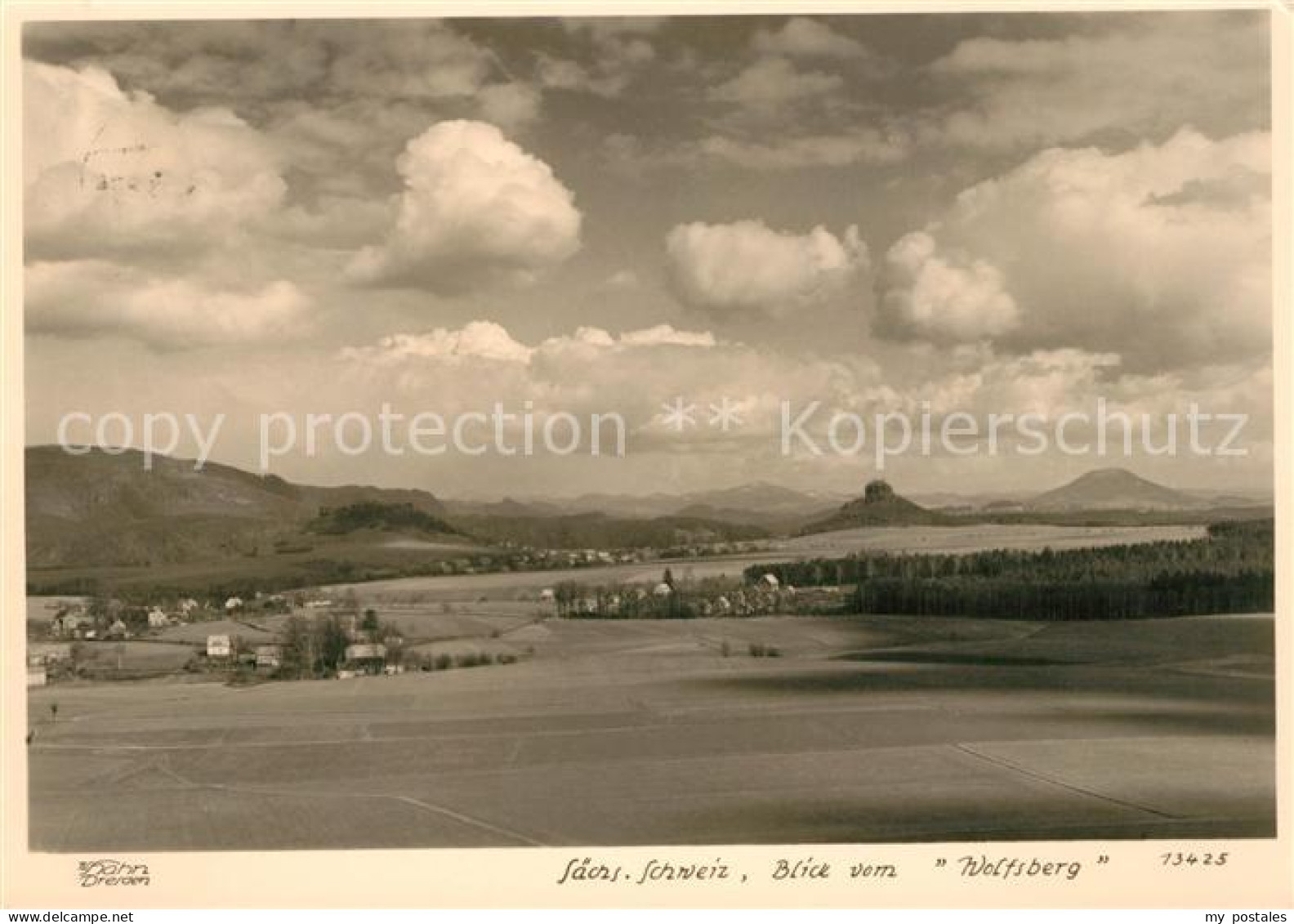 Schmilka Blick vom Wolfsberg