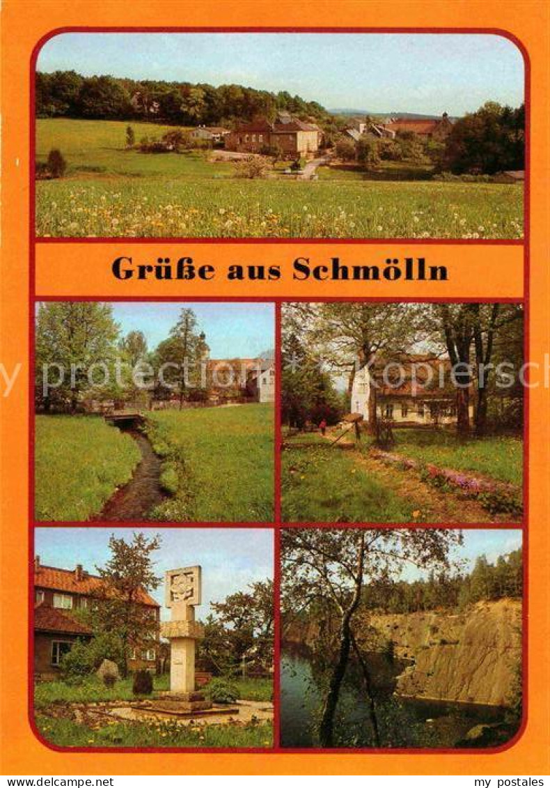 Schmoelln-Putzkau Teilansichten FDGB Erholungsheim Sonnenuhr Steinbruch
