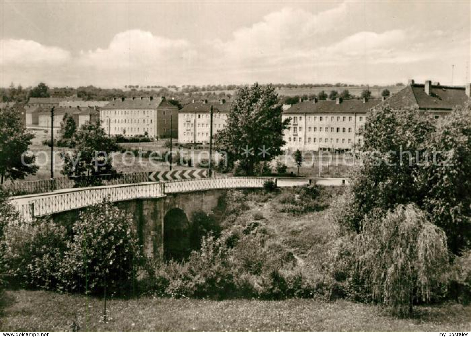Schmoelln Thueringen Robert Koch Siedlung Bruecke