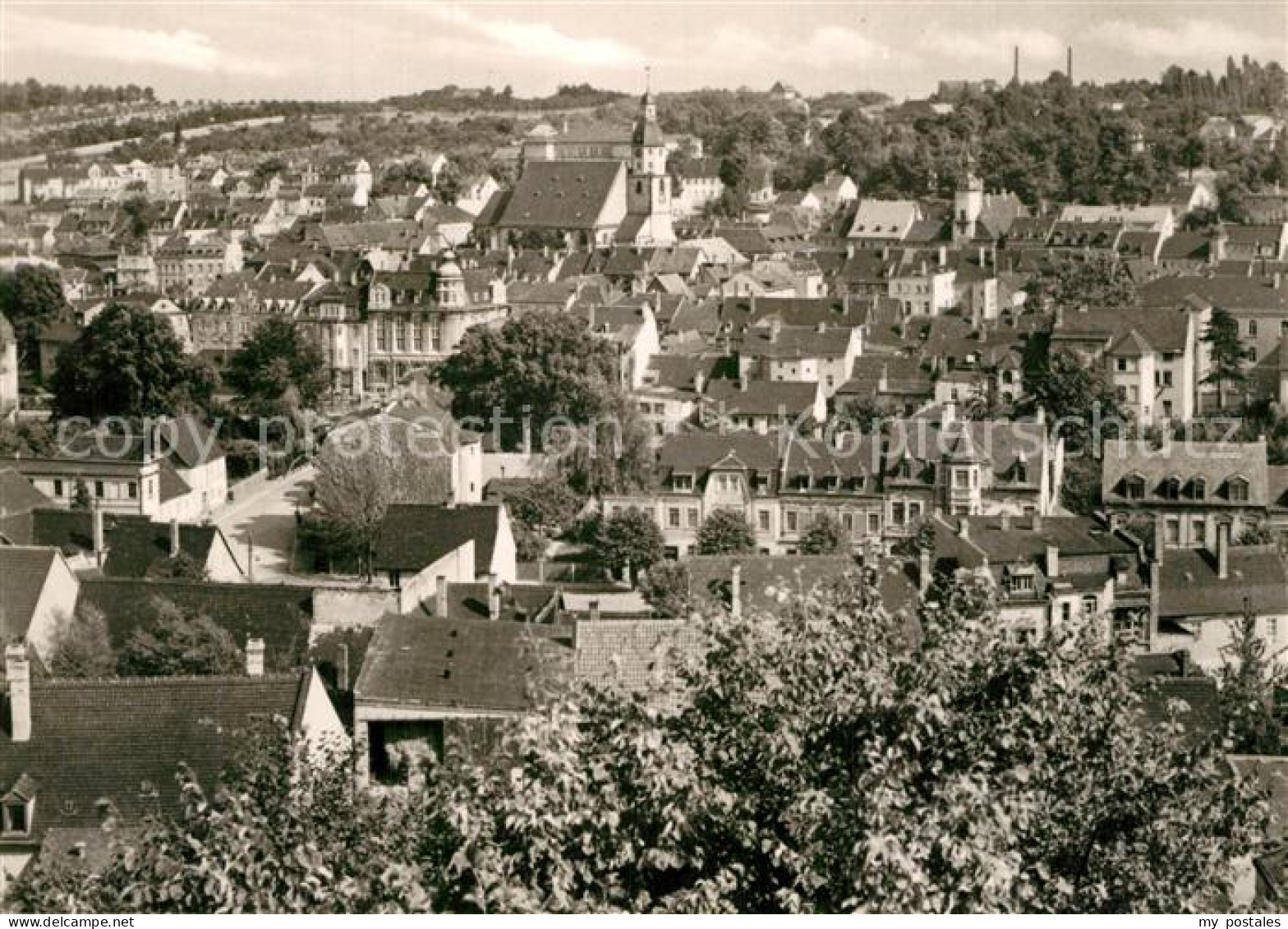 Schmoelln Thueringen Stadtpanorama