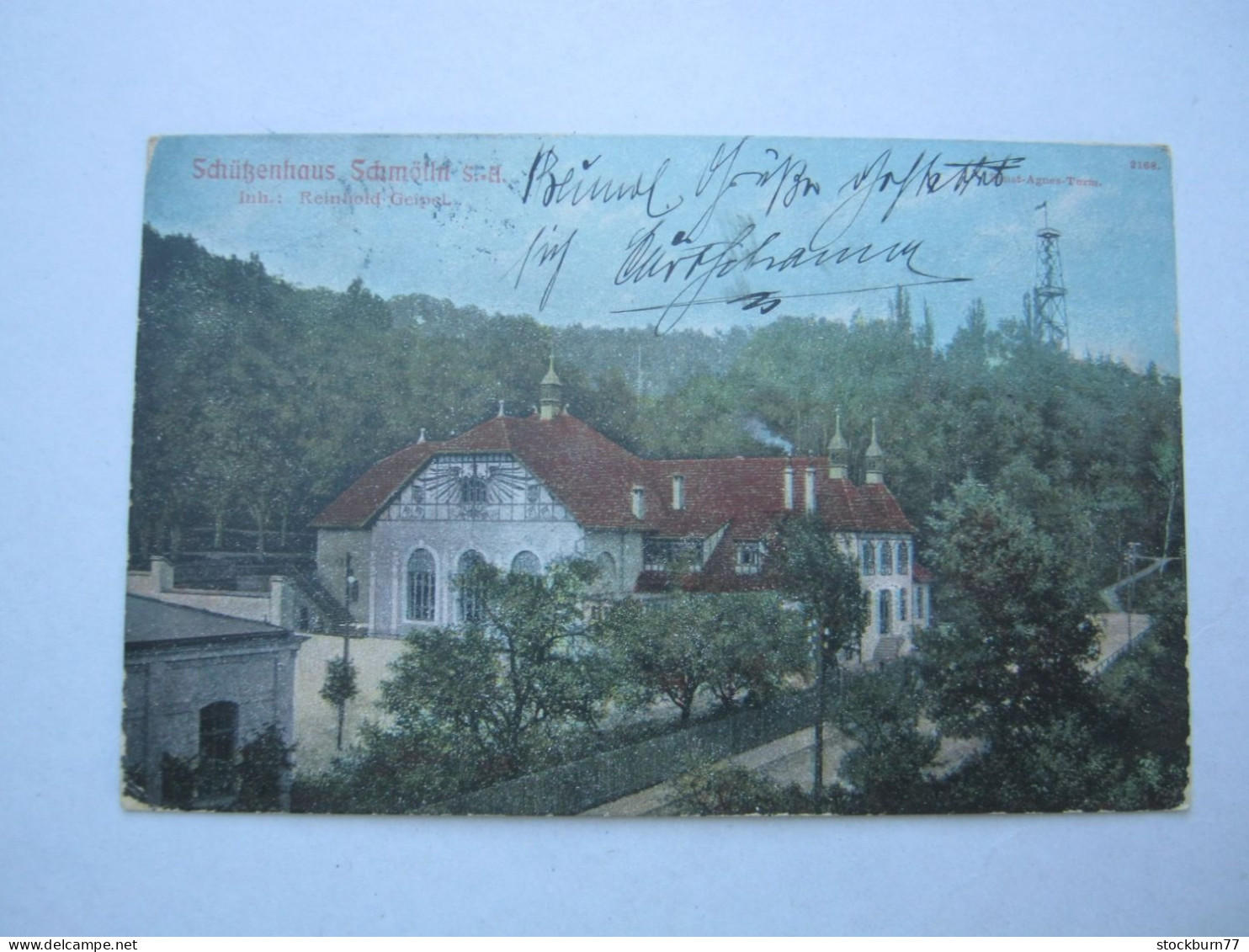 SCHMÖLLN , Schützenhaus    , schöne Karte  um 1910