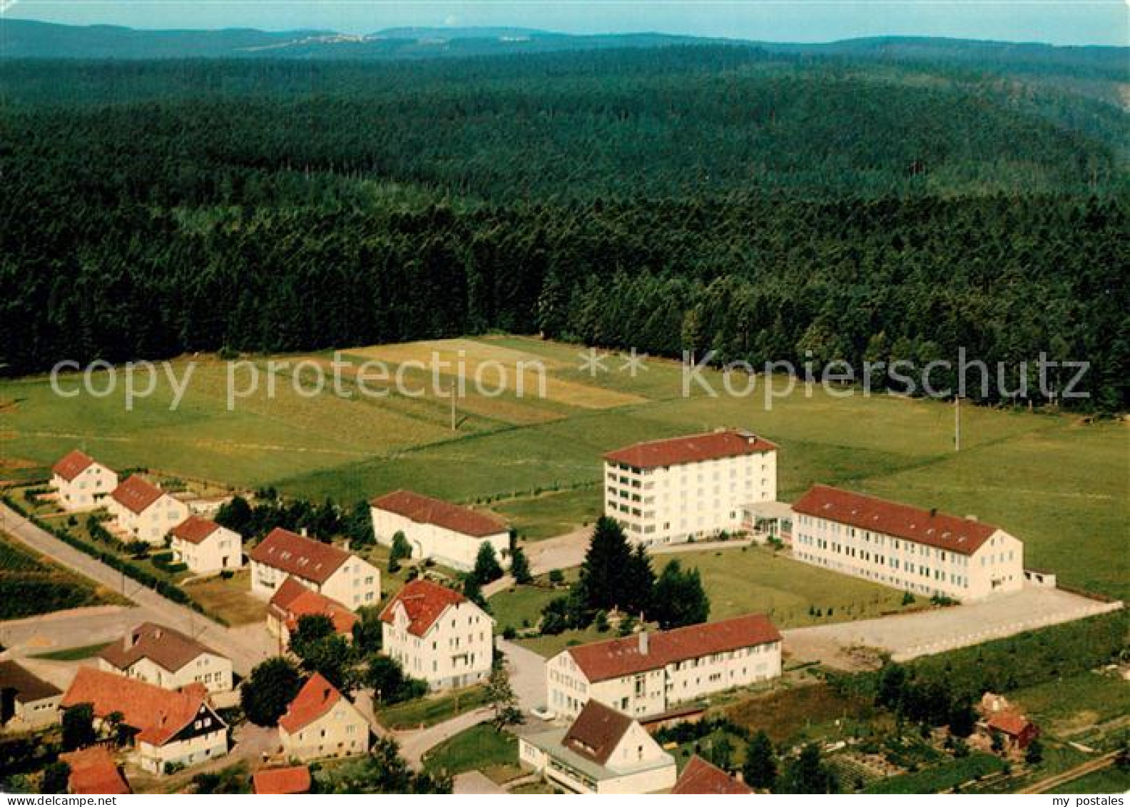 Schoemberg Schwarzwald Berufsfoerderungswerk Schoemberg Fliegeraufnahme