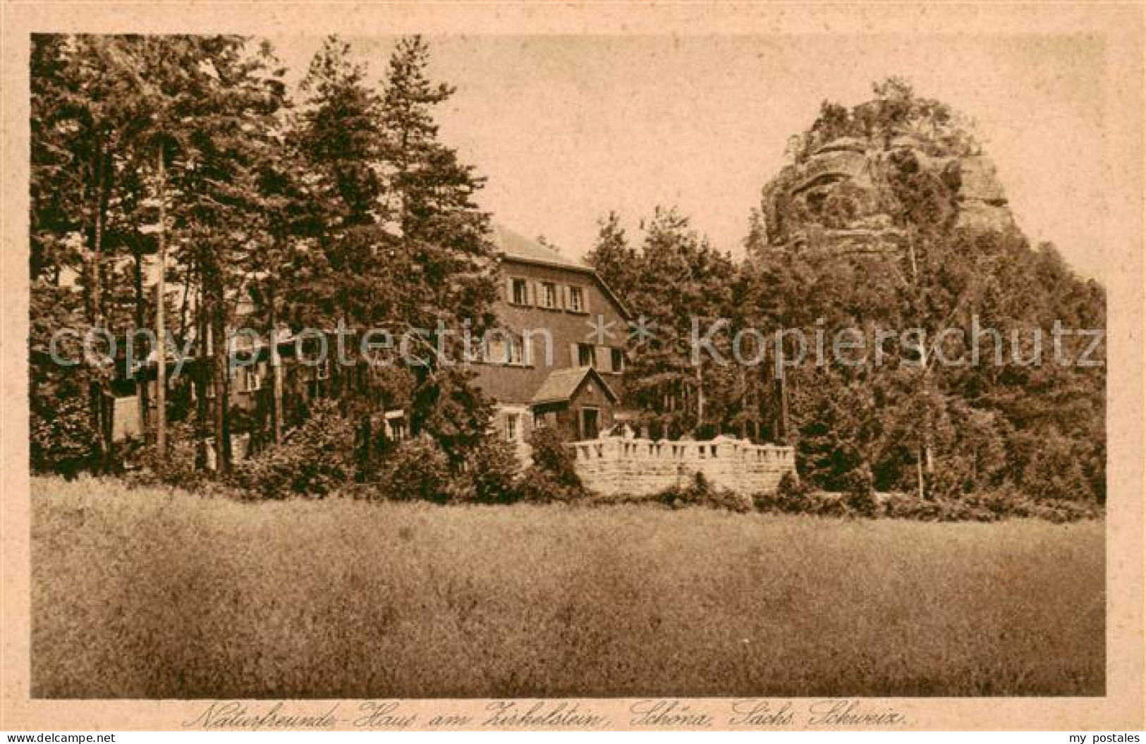 Schoena Bad Schandau Saechsische-Schweiz Naturfreundehaus am Zirkelstein