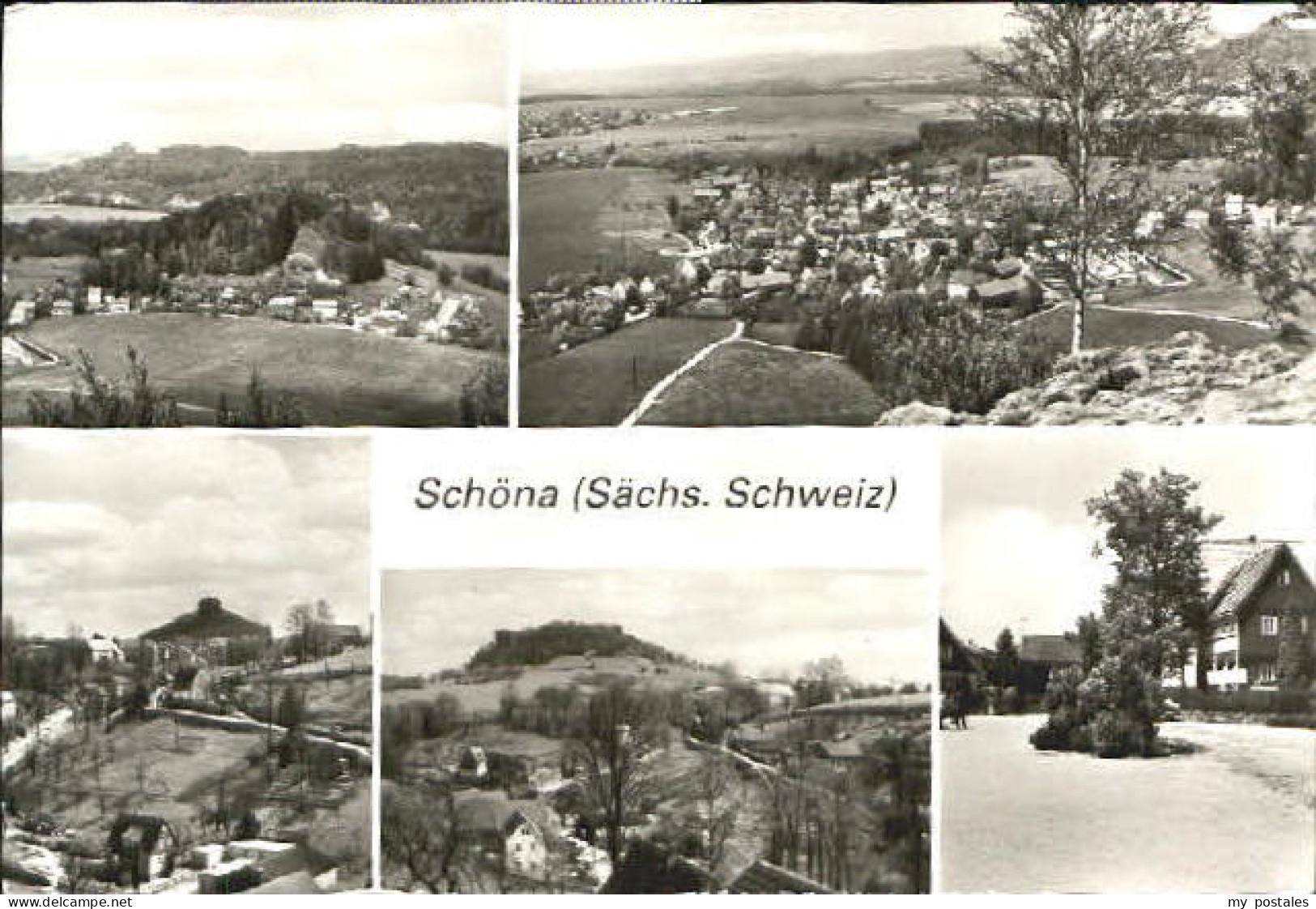 Schoena Elbe Schoena Saechsische Schweiz  x 1988